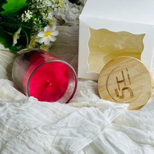 Hi5 Scented Candle,  Luxurious Soy Wax, Single Wick, 10-18 Hours Burn Time, 8 oz (172g) 160gm