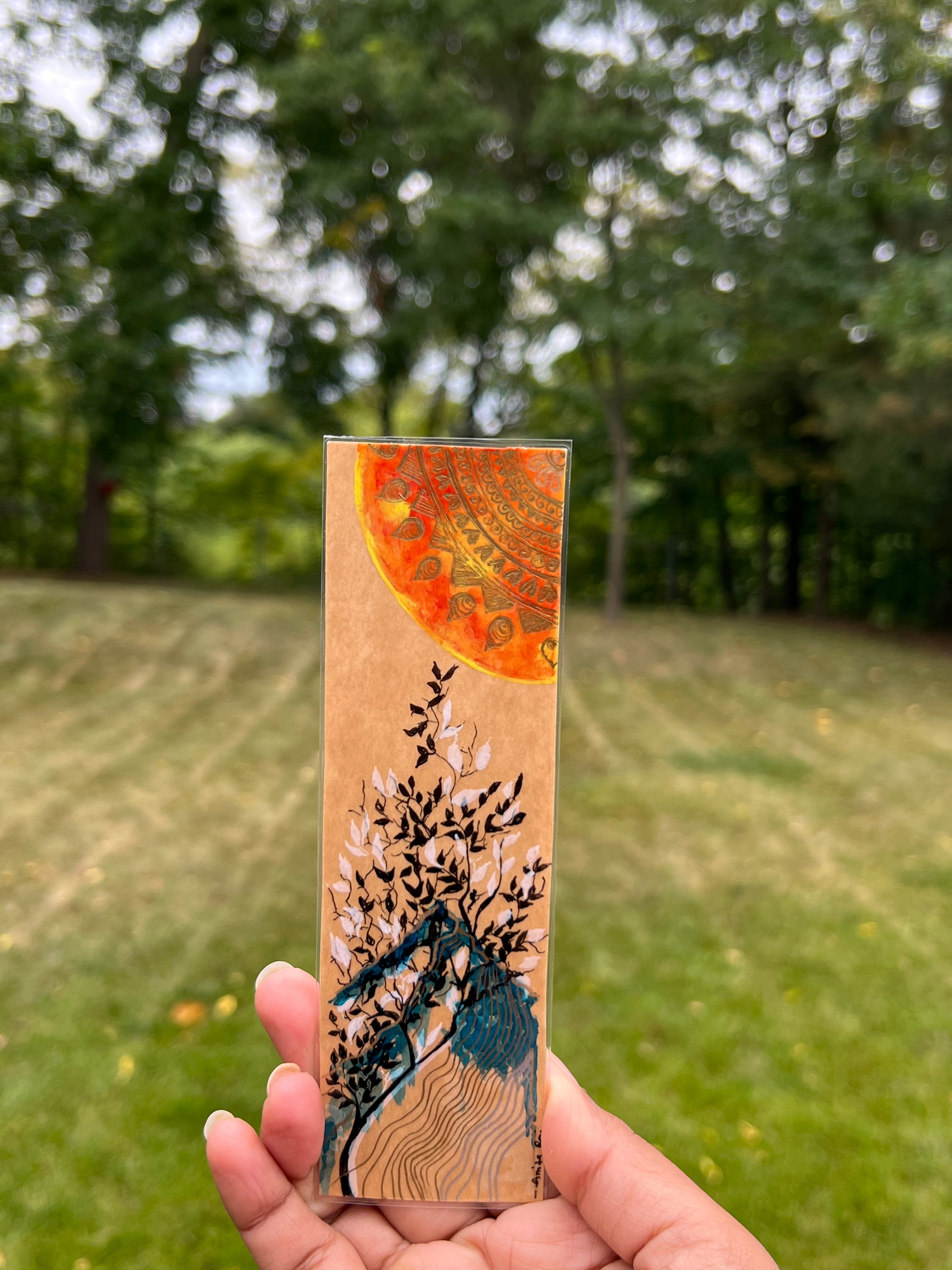 Handmade Watercolor Bookmark