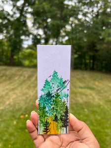 Handmade Watercolor Bookmark