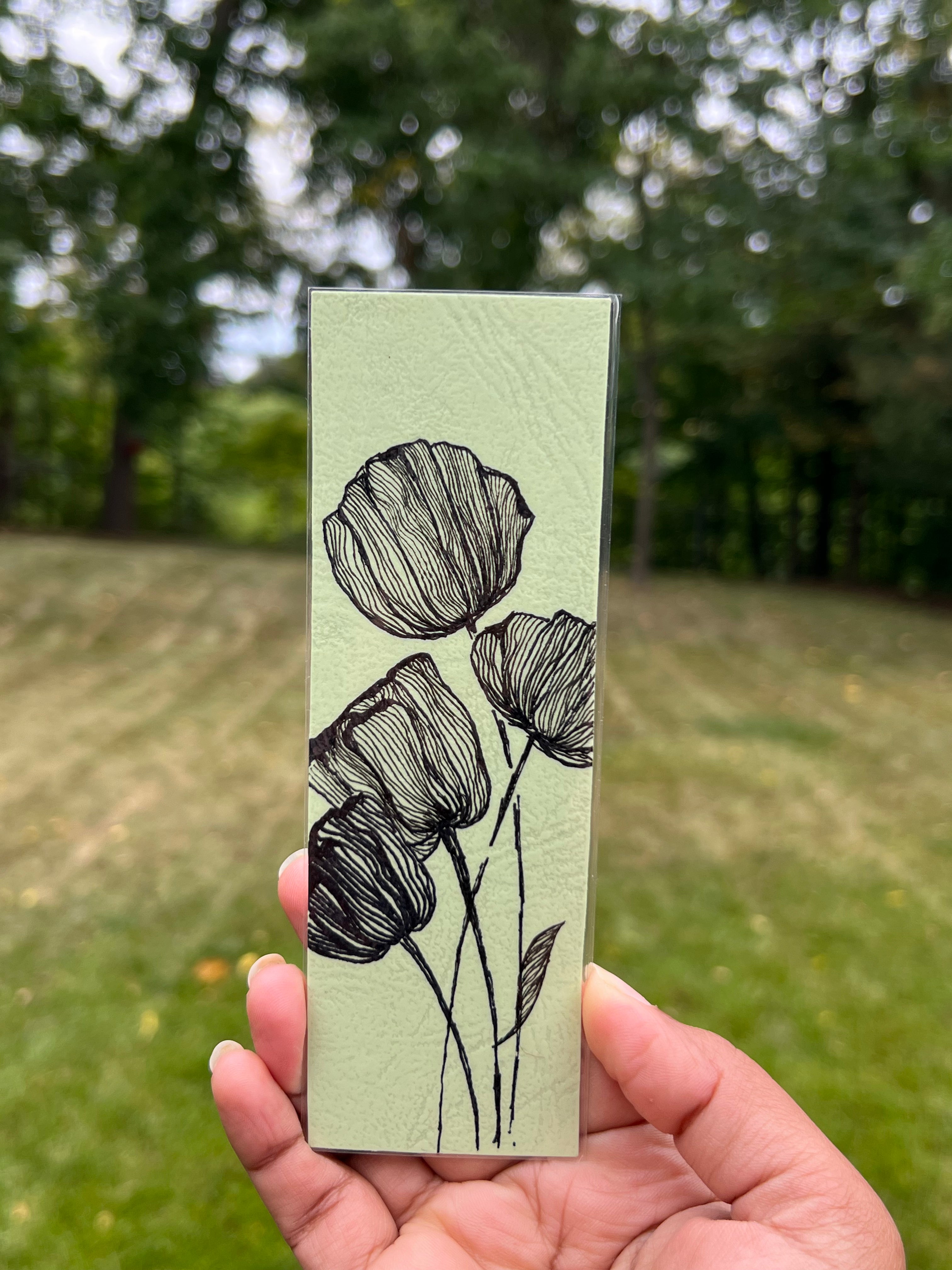 Handmade Watercolor Bookmark