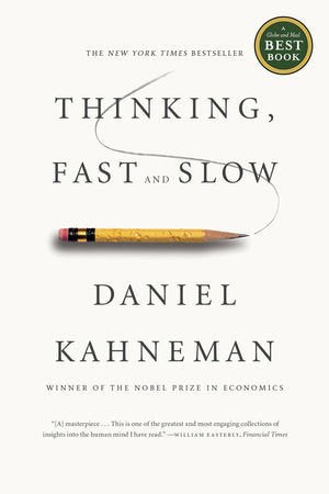 Thinking, Fast and Slow Paperback by Daniel Kahneman