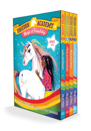 Unicorn Academy: Magic of Friendship Boxed Set (Books 5-8) Boxed Set by Julie Sykes; illustrated by Lucy Truman