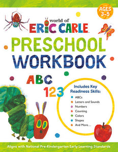 World of Eric Carle Preschool Workbook Paperback by Wiley Blevins; Illustrated by Eric Carle