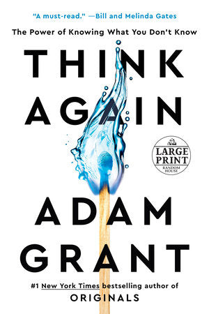 Think Again Paperback by Adam Grant