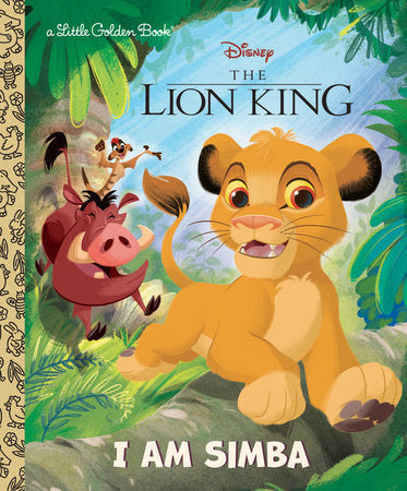 I Am Simba (Disney The Lion King) Hardcover by John Sazaklis; illustrated by Alan Batson