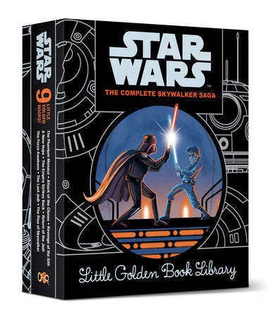 The Complete Skywalker Saga: Little Golden Book Library (Star Wars) Boxed Set by Various; illustrated by Golden Books