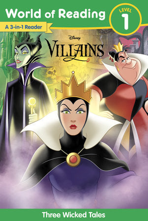 World of Reading: Disney Villains 3Story BindUp Paperback by Laura Catrinella