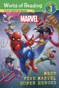 World of Reading: Meet Five Marvel Super Heroes Paperback by Marvel Press Book Group