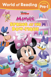 World of Reading Disney Junior Minnie Spring at the Bow-tique Paperback by Disney Books