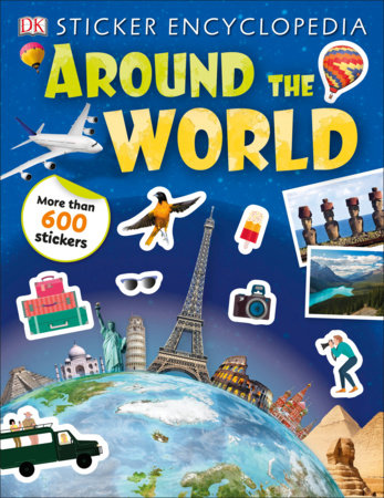 Sticker Encyclopedia Around the World Paperback by DK