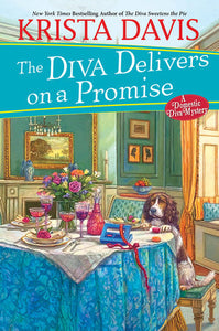 The Diva Delivers on a Promise: A Deliciously Plotted Foodie Cozy Mystery Hardcover by Krista Davis