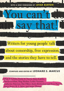 You Can't Say That! Paperback by Leonard S. Marcus