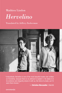 Hervelino Paperback by Mathieu Lindon