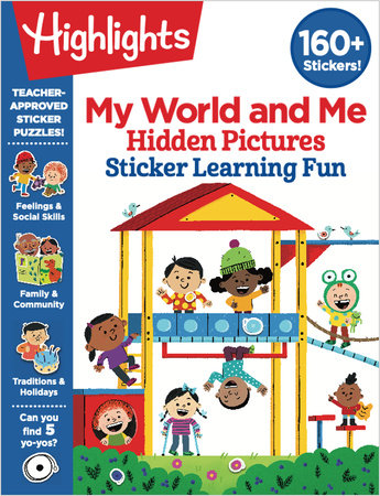 My World and Me Hidden Pictures Sticker Learning Fun Paperback by Highlights Learning