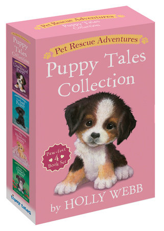 Pet Rescue Adventures Puppy Tales Collection: Paw-fect 4 Book Set Boxed Set by Holly Webb; illustrated by Sophy Williams