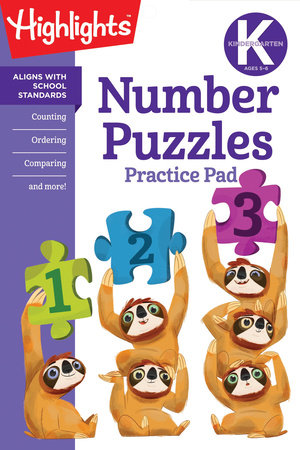 Kindergarten Number Puzzles Paperback by Highlights Learning