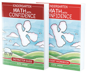 Kindergarten Math With Confidence Bundle Paperback by Kate Snow