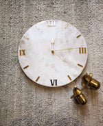 Load image into Gallery viewer, White Epoxy Resin Wall Clock
