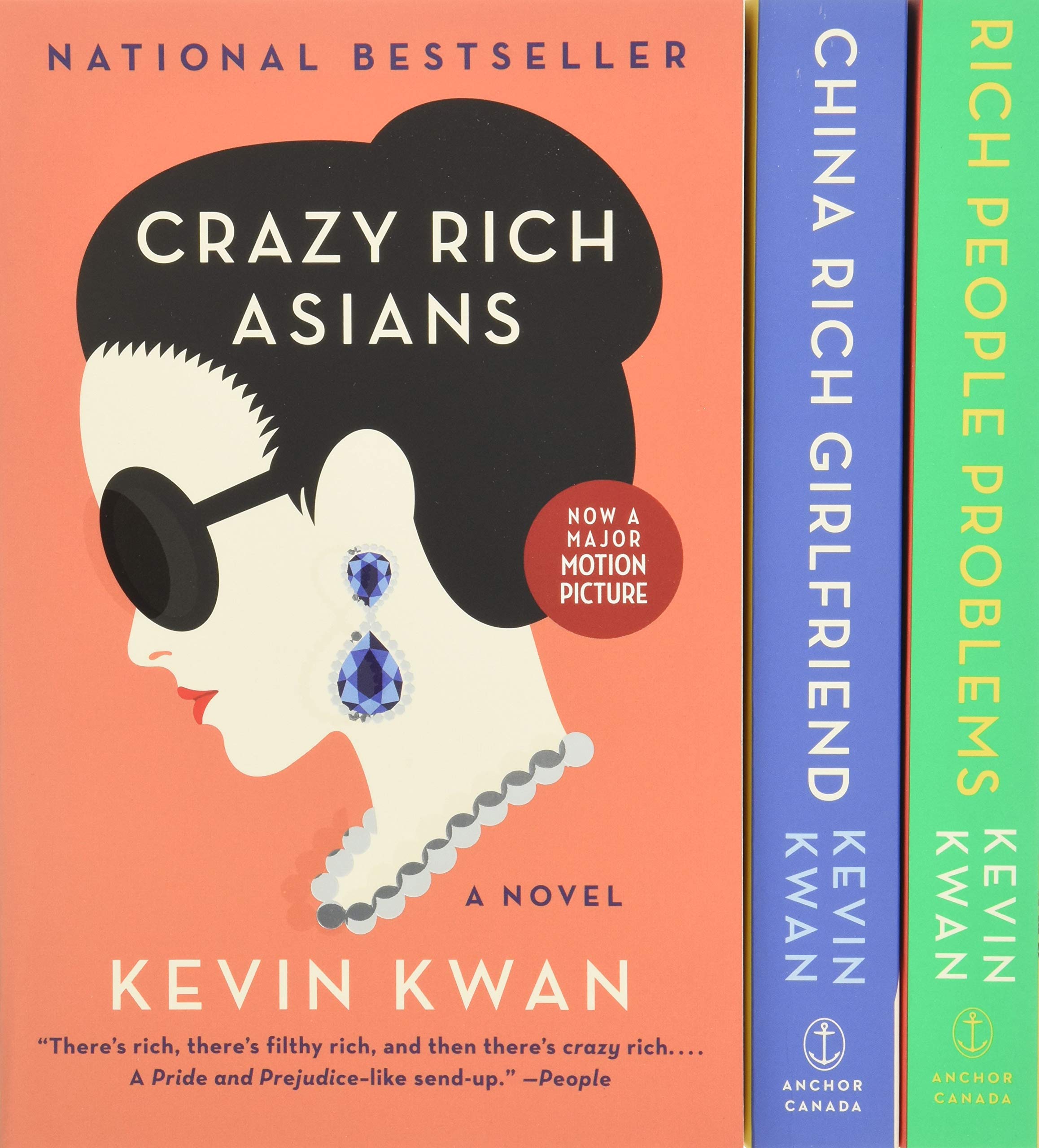 The Crazy Rich Asians Trilogy Box Set Paperback by Kevin Kwan